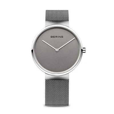 Immagine di BERING Donna Analogico Quarzo Classic Orologio con Cinturino in Acciaio inossidabile e Vetro zaffiro