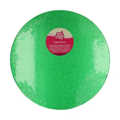 Immagine di FunCakes Vassoio Rigido per Torte Rotondo Ø35.5 cm Verde, Torte, Base Presentare le Qualità, Aspetto, 1 Pezzo