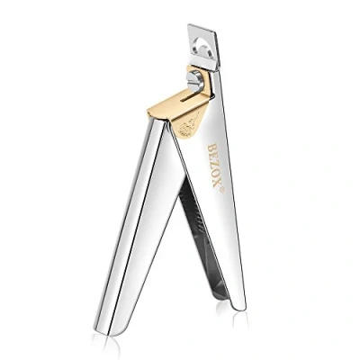 Immagine di BEZOX Tagliaunghie Tip Cutters Tagliabordi per Acrilico Falso Gel Unghie Artificiali Affilato Antiruggine Punte Acriliche Acciaio Inossidabile