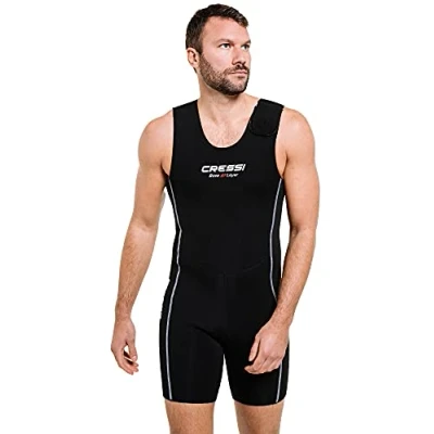 Immagine di Cressi Base Layer Man 2.5 mm, Sottomuta Stili Vari in Neoprene, Colore Nero Uomo, Nero, 2XL