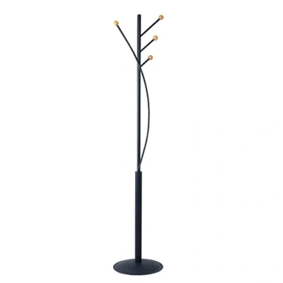 Immagine di Maul Apppendiabiti 9405570 MAULaura Numero di ganci: 4 (Ø x A) 36.5 cm 180 Acciaio Nero 1 pz.