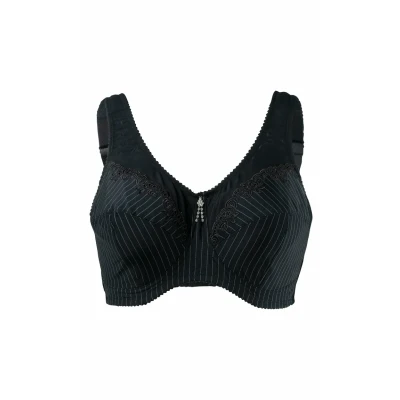 Immagine di ULLA POPKEN Reggiseno in Rilievo, Coppa C g, Colore: Nero, 10D Donna