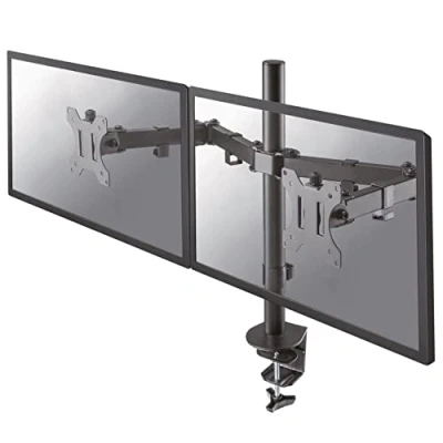 Immagine di NewStar FPMA D550DBLACK Supporto da tavolo per monitor nero doppio 16kg