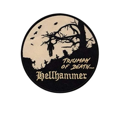 Immagine di SigitasTrading Hellhammer Triumph of Death Toppa ricamata termoadesiva applique