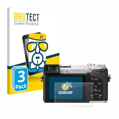 Immagine di brotect Pellicola Protettiva Vetro per Panasonic Lumix DMC GX7 Protezione Schermo (3 Pezzi) [Durezza Estrema 9H, Chiaro]