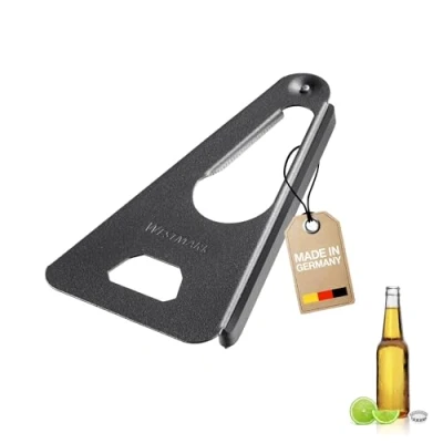 Immagine di Westmark Apriscatole Universale Twist Black Edition, Apribottiglie e apri coperchi per barattoli, tappi bottiglie con tappo a vite, Antracite, 17 x 9,8 cm
