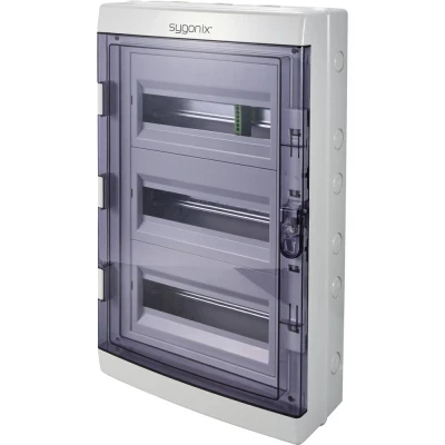 Immagine di Sygonix SY 6696062 Centralino Da parete Numero divisori = 36 di righe 3 Contenuto 1 pz.