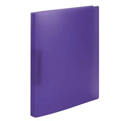Immagine di HERMA Raccoglitore ad anelli A4 Traslucido Viola, dorso di 25 mm, Cartelle in plastica per bambini