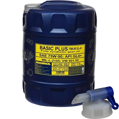 Immagine di MANNOL Olio per ingranaggi Basic Plus 75W 90 API GL 4+ Gear Oil + rubinetto