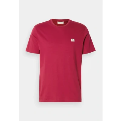 Immagine di Calvin Klein SS Badge 30S Jersey Classic Tee Lv04Rc272G, Magliette Uomo, Red (Beet Red), XL