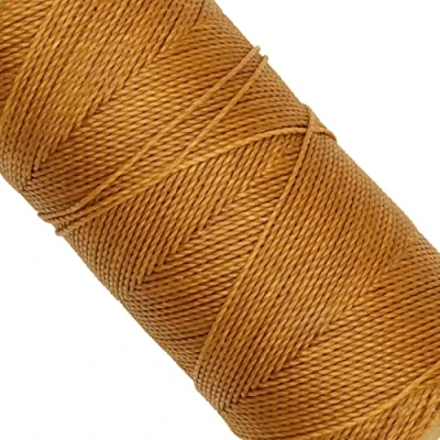 Immagine di Linhasita, rocchetto di filo cerato, Linhasita 100 g, 170 m, 1 mm spessore, in poliestere, macramè, 30 colori. metros / gr TAN
