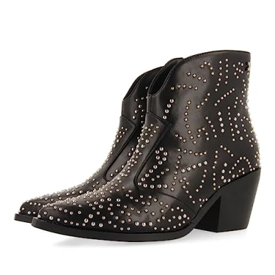 Immagine di Gioseppo Estilo CON Detalle DE Tachuelas Stivaletti texani / biker, Donna, Taglia: 39, Black Sintetico