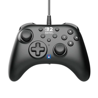 Immagine di HORI HORIPAD Turbo (Nero) Controller Cablato per Nintendo Switch 2 Licenza Ufficiale