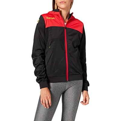 Immagine di Kempa Emotion 2.0 Hood Jacket, Felpa Uomo, Nero/Rosso/Giallo, 3XL