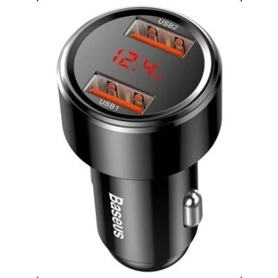 Immagine di Baseus CCMLC20A 01 Caricabatterie da auto per cellulare QC 3.0 nero