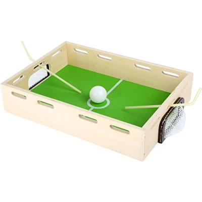 Immagine di 6409 Palla da soffiare small foot con scatola di legno, gioco abilità e resistenza per grandi piccini, 3 anni in poi