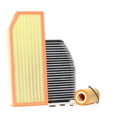 Immagine di MAPCO 68887 Kit filtri Filtro al carbone attivo a tre pezzi/in parti MERCEDES BENZ: Classe ML, C Sedan, T modell