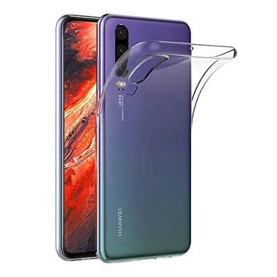 Immagine di AICEK Cover Huawei P30, P30 Silicone Case Molle di TPU Trasparente Sottile Custodia per