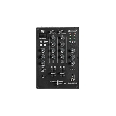 Immagine di OMNITRONIC PM 222P mixer DJ a 2 canali con lettore, Bluetooth e lettore MP3