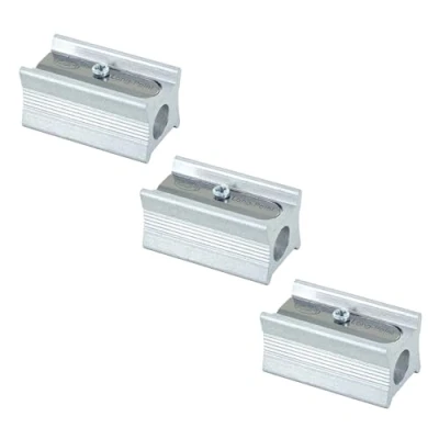 Immagine di KUM AZ104.06.16 M affilatore a cono lungo Magnesium Stenograph 400 5L, per punte lunghe di ricarica, argento, confezione da 3 pz.