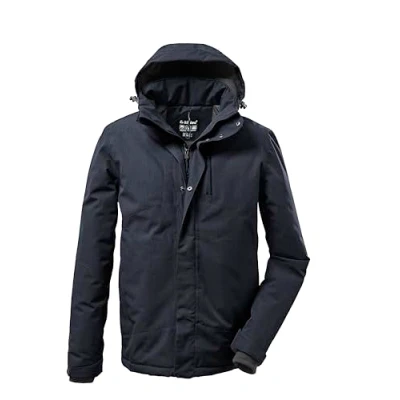 Immagine di killtec Uomo Giacca funzionale con cappuccio zip KOW 161 MN JCKT, dunkelnavy, 4XL, 37589 000