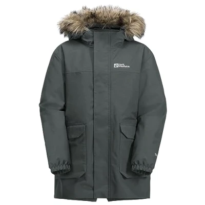 Immagine di Jack Wolfskin COSY BEAR 3 IN 1 Cappotto invernale per bambini, Taglia: 128, Slate green