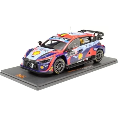 Immagine di Compatibile con Hyundai i20 N Rally1 Nº11 Neuville/Wydaeghe Rally Monte Carlo 1:18 IXO modelli 18RMC153A
