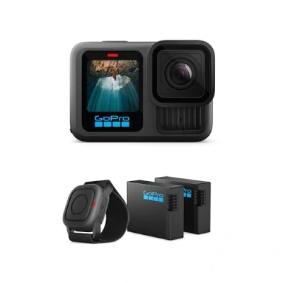 Immagine di GoPro Pacchetto Action HERO13 Black Include 2 batterie Enduro e telecomando impermeabile