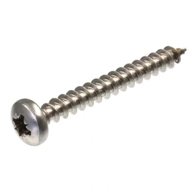 Immagine di SECCARO viti per truciolato, testa semicircolare, 6 x 50 mm, in acciaio inox V2A VA A2, legno con filettatura completa, Phillips a croce/PZ, 100 pezzi
