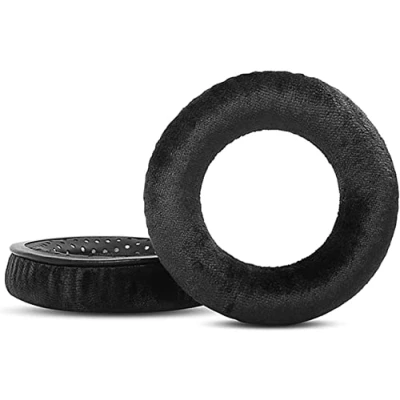 Immagine di HTINDUSTRY Cuscinetti auricolari di ricambio morbidi compatibili con Beyerdynamic DT 990 Pro 770 DT990 DT770 per cuffie tessuto morbido e schiuma alta qualità
