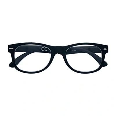 Immagine di Occhiali da Lettura Zippo® Soft Touch, Realizzati con Montatura dalle Linee Morbide, Ideale per Uomo e Donna, Diottria +3.50, Color Nero