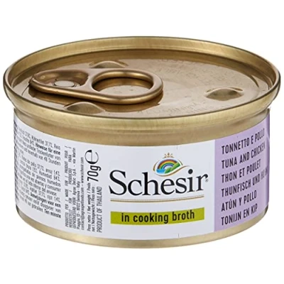 Immagine di Tonnetto con Filetti di Pollo in Brodo Cottura 70GR