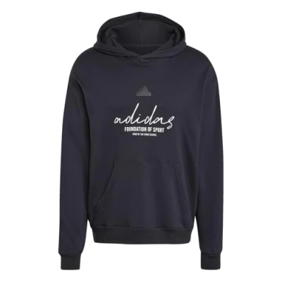 Immagine di adidas Felpa con Cappuccio da Uomo in Spugna Francese Love, Nero, L