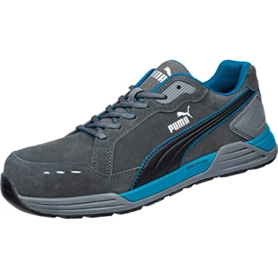 Immagine di PUMA Safety AIRTWIST Low Scarpe da lavoro antinfortunistiche S3 ESD HRO SRC tappo in fibra di vetro antiperforazione antiscivolo resistente al calore senza metallo uomo, grigio., 43 EU