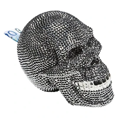Immagine di Kare Design salvadanaro Skull Crystal Silver, argento, 16cm, rock glam, Halloween, idea regalo