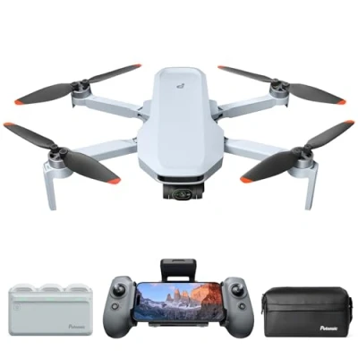 Immagine di Potensic ATOM 2 Drone con Telecamera, Foto 8K, Video 4K HDR Gimbal a 3 Assi, ＜249 g, 10KM Trasmissione, AI Segui/AI Scatto Notturno/Riprese Verticali/QuickShots, Fly More Combo (96 Minuti di Volo)