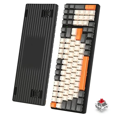 Immagine di K3 Tastiera Gaming Meccanica ultracompatta 98 ​​tasti Cablata USB Pro NKRO Resistente all&#039;acqua Chroma LIGHTSYNC RGB Illuminato LED Interruttore rosso per PC/Mac Gamer Dattilografo QWERTY Layout