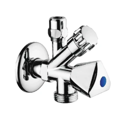 Immagine di RUBINETTO COMBINATO SOTTOLAVABO LAVATRICE DOPPIO USO 1/2 x 3/4