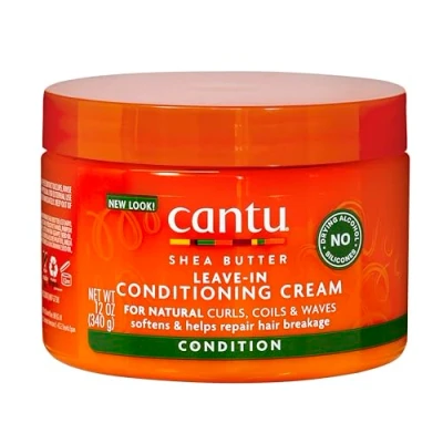 Immagine di Cantu Shea Natural Leave In Conditioning Cream, 1er Pack (1 X 340 G)