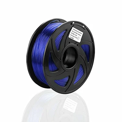 Immagine di S SIENOC 1Kg PEGT 1,75mm 3D Printer Filamento Spool Materiale di stampa per stampanti (PEGT Trasparente Blu)