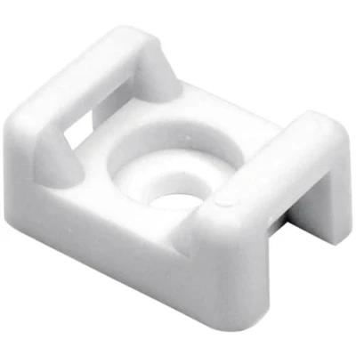 Immagine di HellermannTyton CTM0 PA66 WH Basetta di fissaggio avvitabile, rivettato 151 30303 Bianco 1 pz.