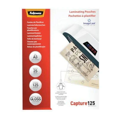 Immagine di FELLOWES CF25CAPTURE125 POUCHES LUCIDE A3