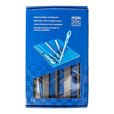 Immagine di PFERD 11801543 Kit di lime da officina HiScreen 3 in borsa a rullo PVC incl. Cartone esterno Lunghezza 250 mm 1 pz.