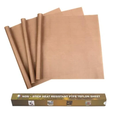 Immagine di MR.R High Resistant Non Stick PTFE Teflon Sheet For Heat Press Transfer Baking Cooking Ironing 0.11 mm 40.6 x 61 cm 3pcs