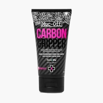 Immagine di Muc Off Carbon Gripper, 75 Grammi Speciale Pasta Montaggio Carbonio per Biciclette Migliora l&#039;attrito tra le Parti in Fibra di