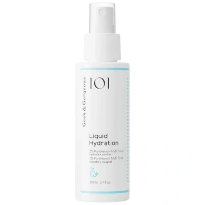 Immagine di Geek &amp; Gorgeous Liquid Hydration Spray Idratante per Viso con 5% Pantenolo e Fattori Idratanti Naturali Tutti i Tipi di Pelle 110 ml