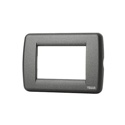 Immagine di Vimar Placca Rond 3 m, Ardesia