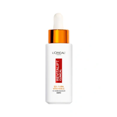 Immagine di L&#039;Oréal Paris Revitalift Clinical 12% PURA Vitamina C + E Acido Salicilico Siero Discromie PORI RUGHE, 30 ML Siero, Donna, Taglia: ml,