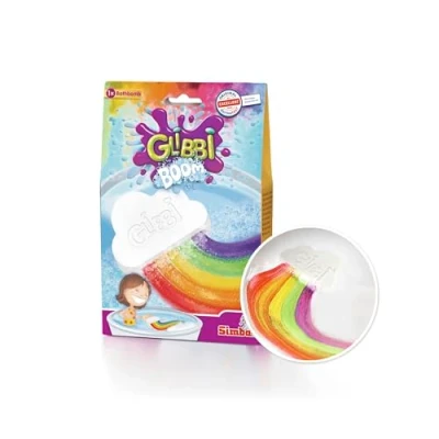Immagine di Simba Glibbi Boom Giocattolo per Vasca da Bagno, a Forma di Nuvola, Effetto Arcobaleno Magico, dai 3 Anni in su, 1 Stück (1er Pack), 105953451