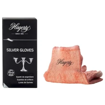 Immagine di Hagerty Silver Gloves guanti detergenti per argento con antiossidante 1 paio I in cotone impregnato lucidare Pratici pulire e metallo placcato